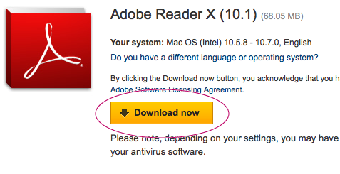 Download acrobat reader x for mac